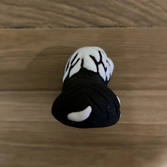 Vintage Old English Sheepdog Miniature Clay Figurine - Picture 7 of 8